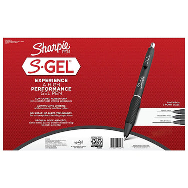 Sharpie S-Gel Retractable Gel Pens, Medium Point, Assorted Inks, 20/Pack (2148319)